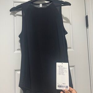 NWT lululemon black sculpt tank